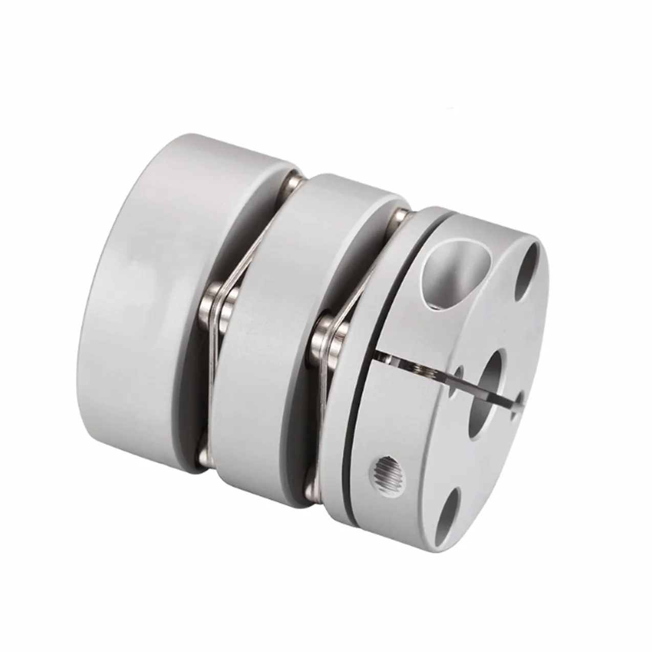 CHANCS D26 L30 Accouplement flexible d'une roue de moteur à diaphragme de 8 mm d'alésage à un collier de serrage étroit de 8 mm pour machines à servomoteur CNC