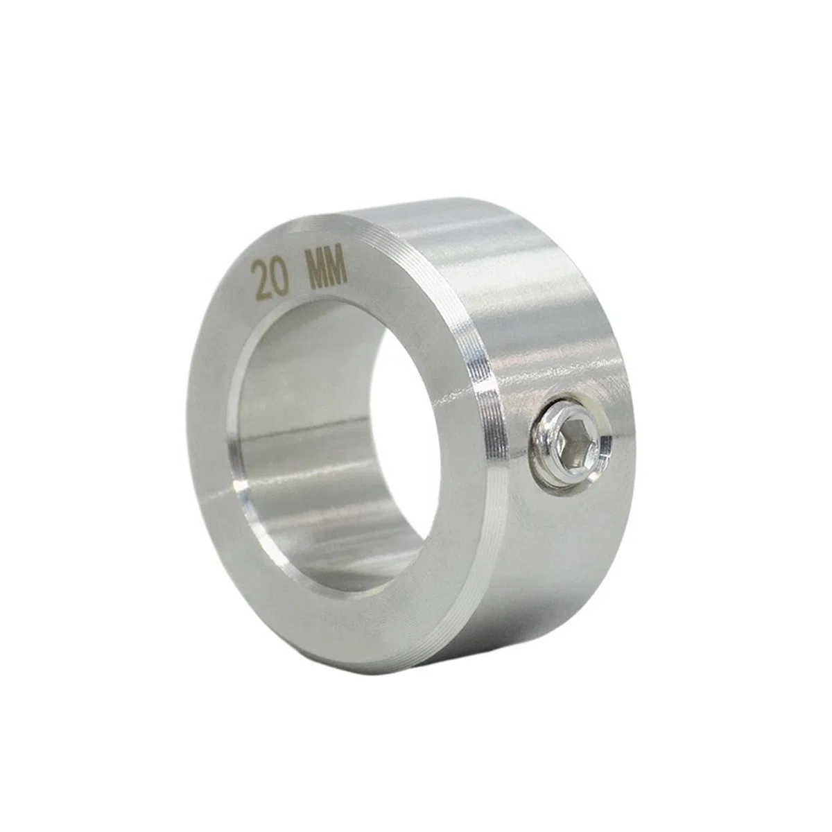 Anillo de retención del collarín del eje Collares de eje de tornillo de fijación de estilo de acero inoxidable macizo, anillo de retención de orificio, diámetro interior de 3-100mm(45-70-18 1pcs)
